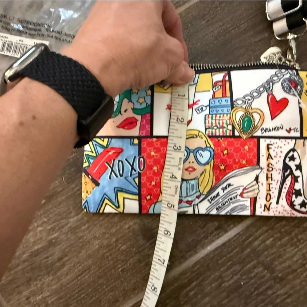 Brighton Pop Art Wristlet Clutch / crossbody /‎ Multi purpose